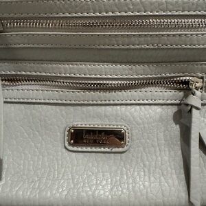 Nicole Miller Gray Crossbody Purse